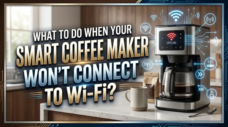 What to Do When Your Smart Coffee Maker Won’t Connect to Wi-Fi?