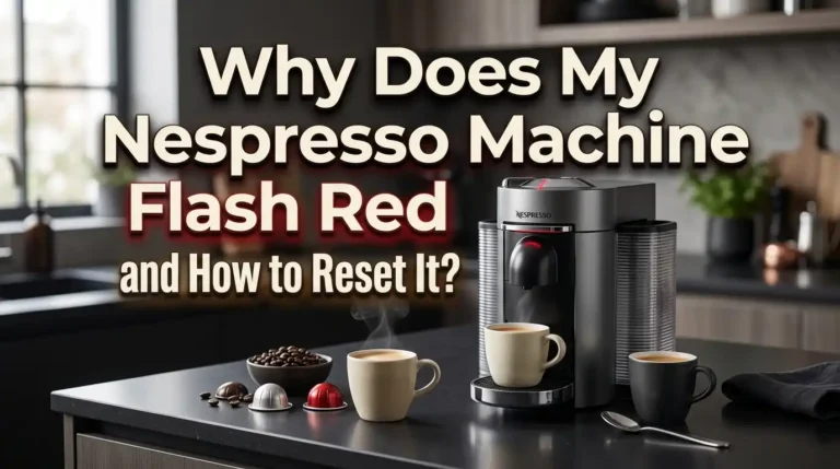 Why Does My Nespresso Machine Flash Red and How to Reset It?