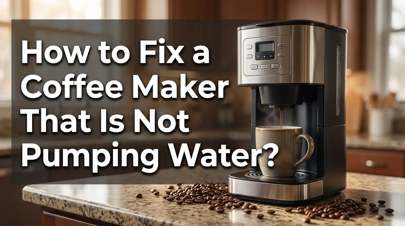 How to Fix a Coffee Maker That Is Not Pumping Water?