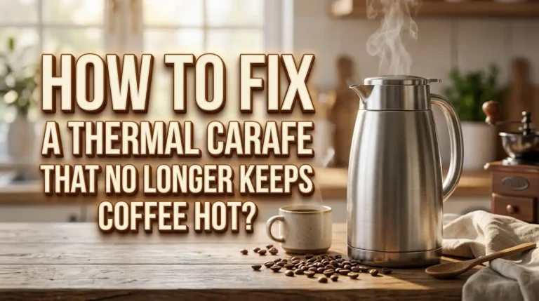 How to Fix a Thermal Carafe That No Longer Keeps Coffee Hot?