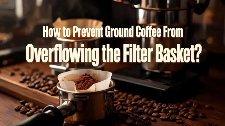 How to Prevent Ground Coffee From Overflowing the Filter Basket?