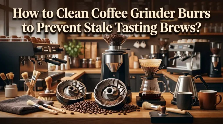 How to Clean Coffee Grinder Burrs to Prevent Stale Tasting Brews?