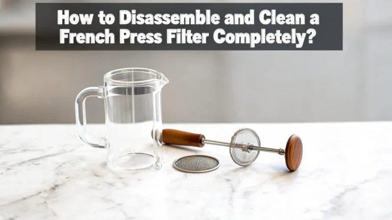 How to Disassemble and Clean a French Press Filter Completely?