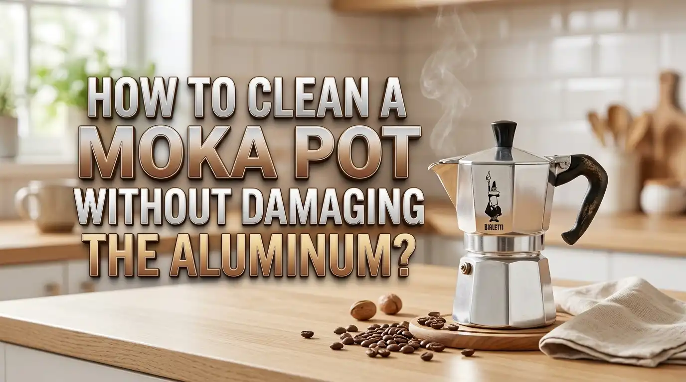 How to Clean a Stovetop Moka Pot Without Damaging the Aluminum?