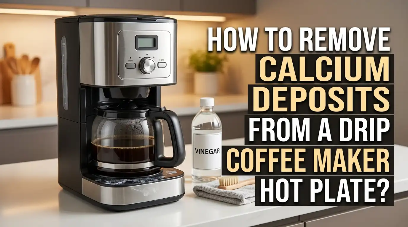 How to Remove Calcium Deposits From a Drip Coffee Maker Hot Plate?