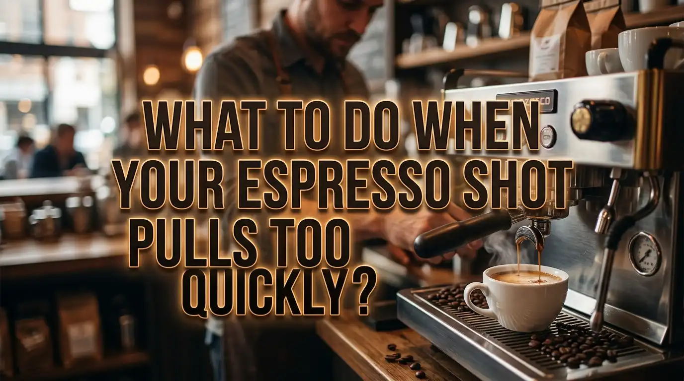 What to Do When Your Espresso Shot Pulls Too Quickly?