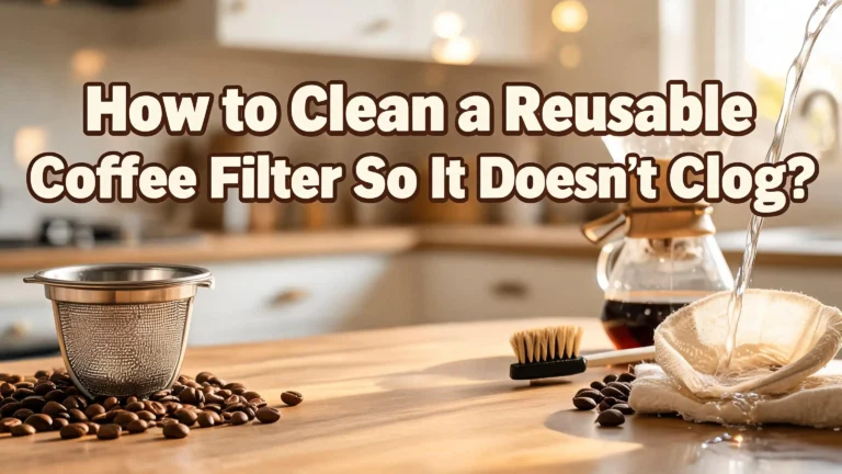 How to Clean a Reusable Coffee Filter So It Doesn’t Clog?