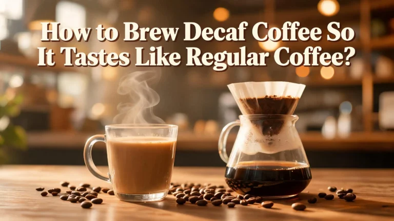 How to Brew Decaf Coffee So It Tastes Like Regular Coffee?