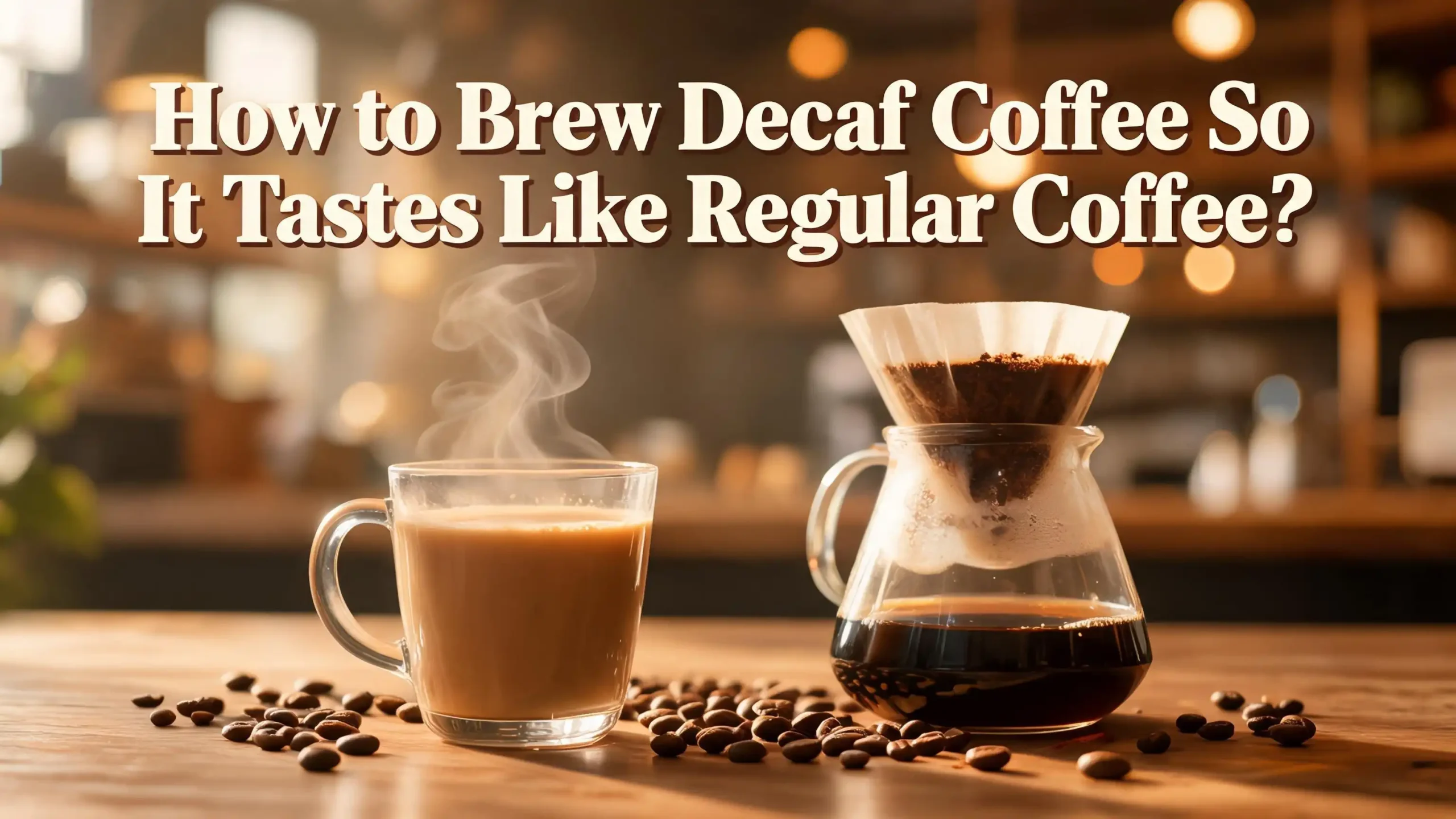 How to Brew Decaf Coffee So It Tastes Like Regular Coffee?