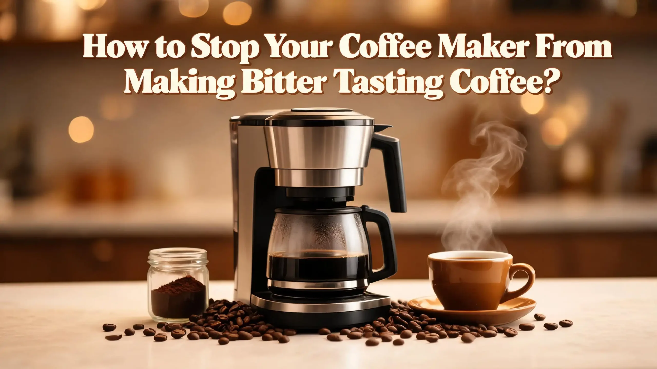 How to Stop Your Coffee Maker From Making Bitter Tasting Coffee?