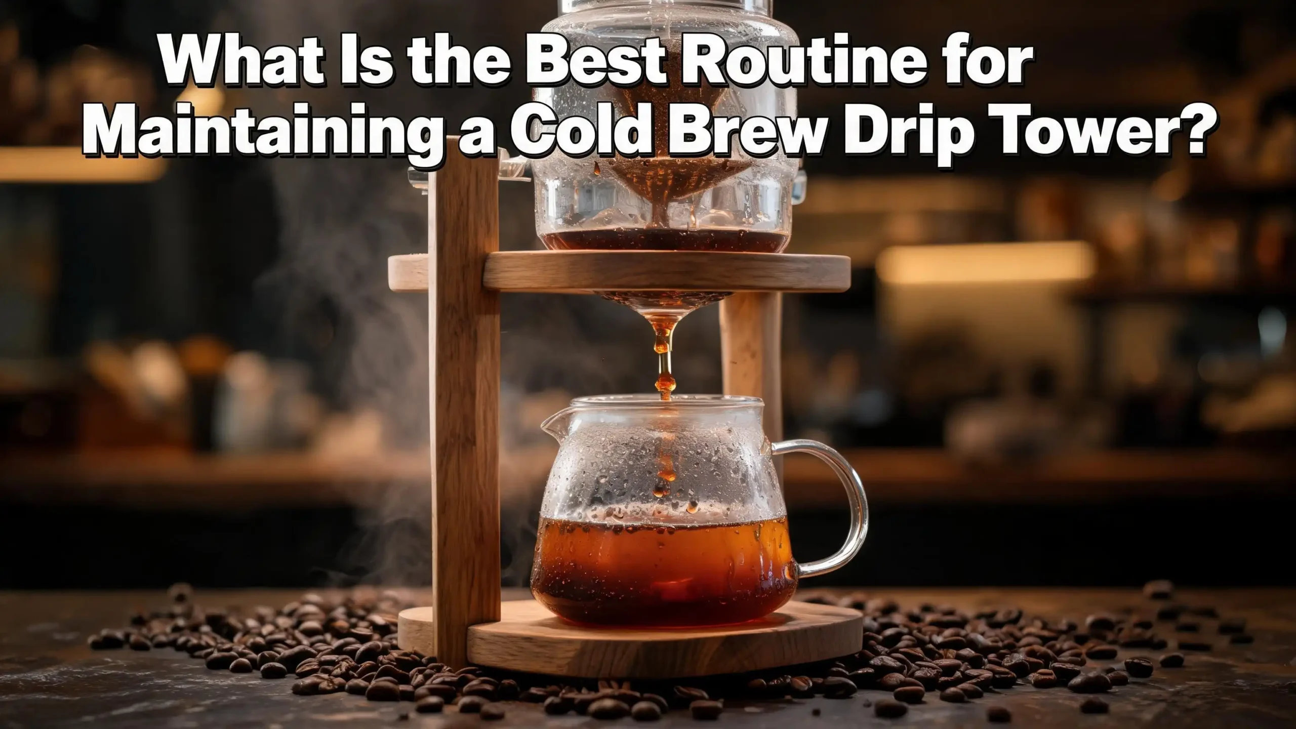 What Is the Best Routine for Maintaining a Cold Brew Drip Tower?