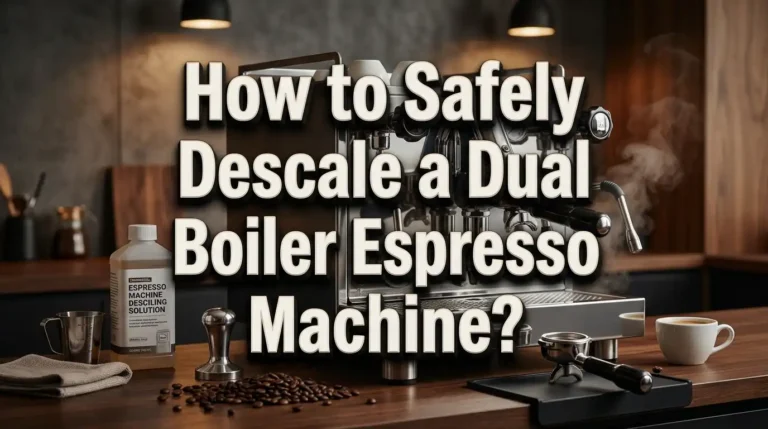 How to Safely Descale a Dual Boiler Espresso Machine?