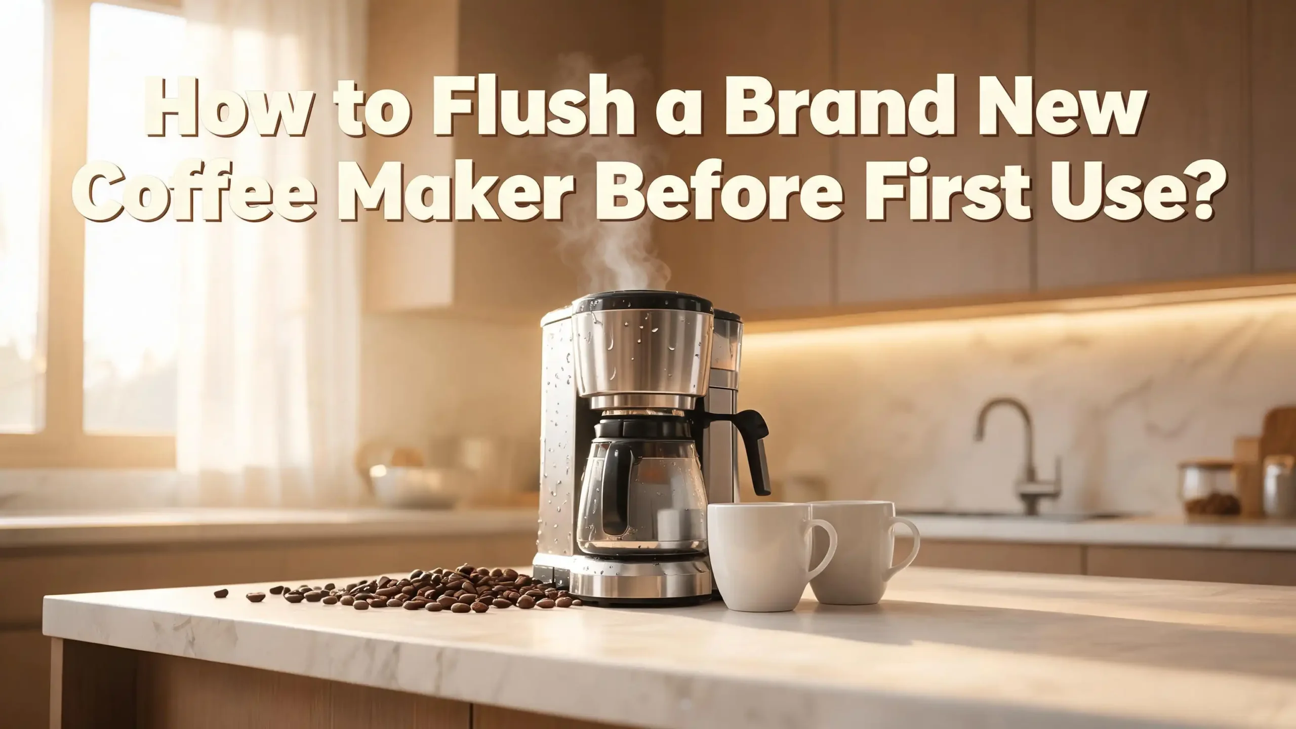 How to Flush a Brand New Coffee Maker Before First Use?