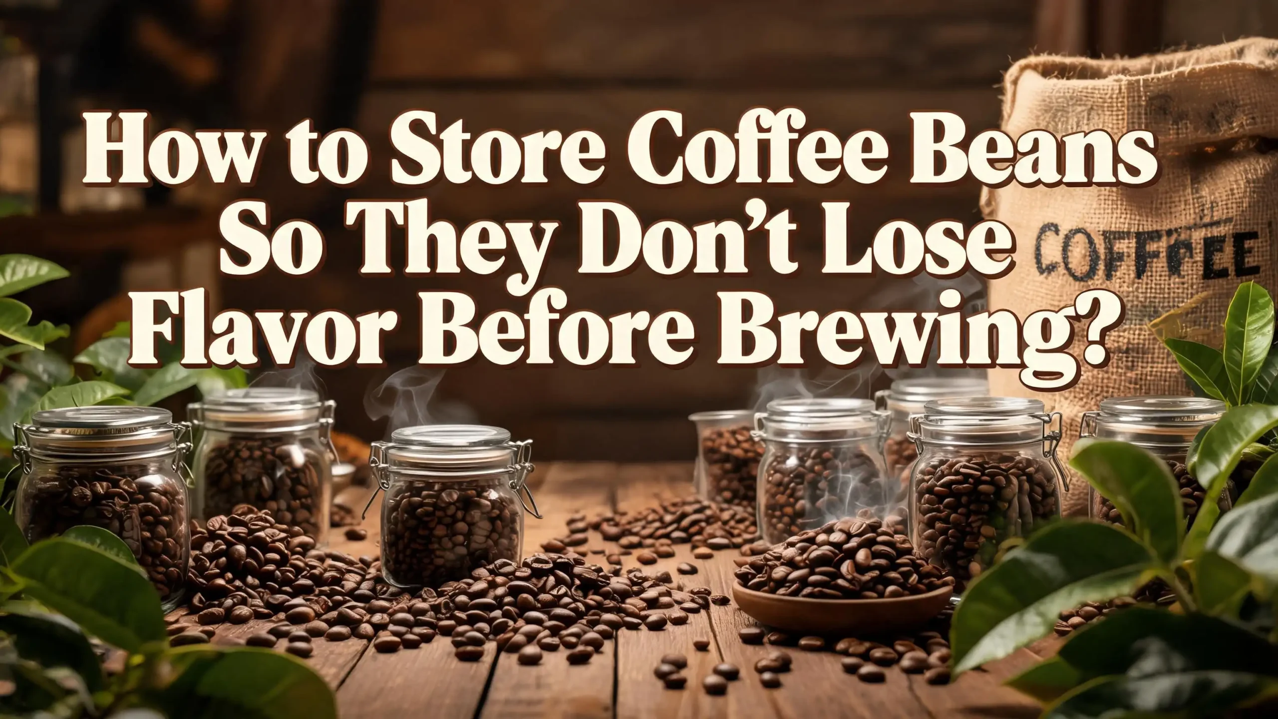 How to Store Coffee Beans So They Don’t Lose Flavor Before Brewing?