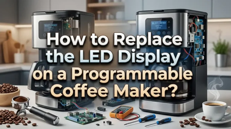 How to Replace the LED Display on a Programmable Coffee Maker?