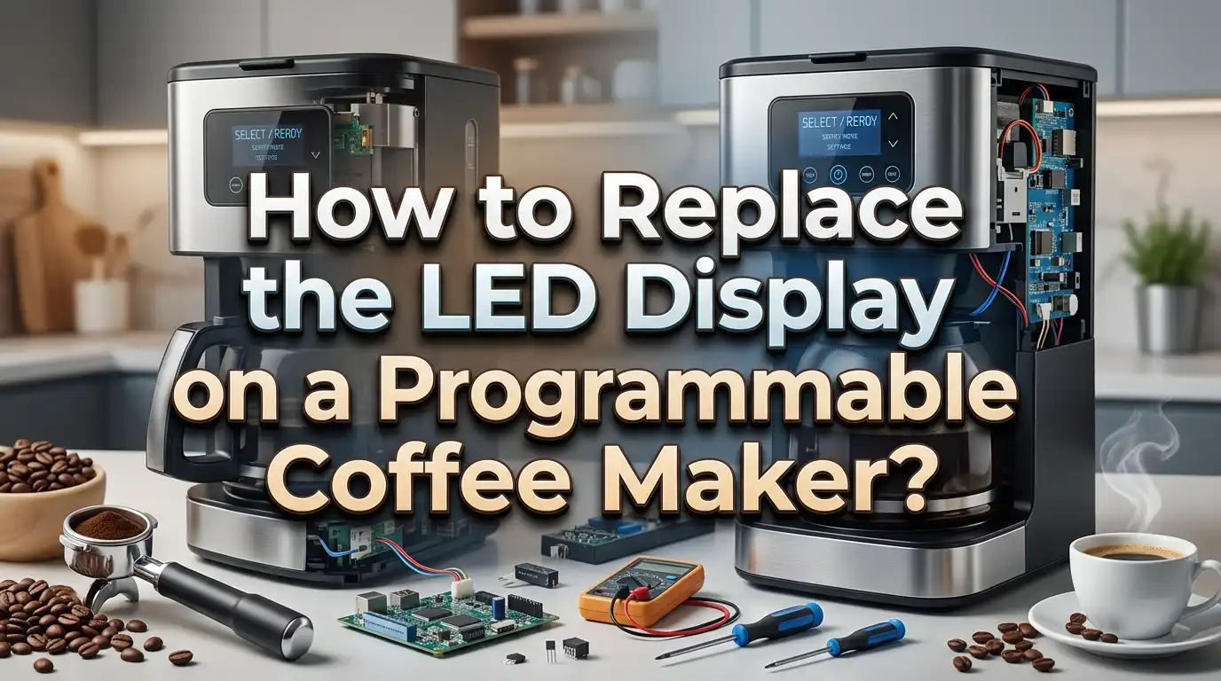 How to Replace the LED Display on a Programmable Coffee Maker?