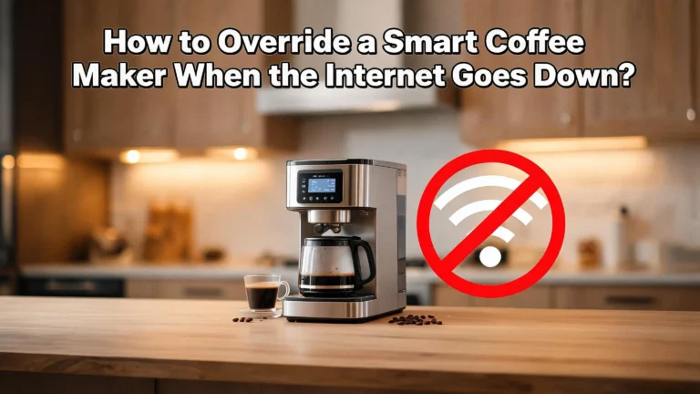 How to Override a Smart Coffee Maker When the Internet Goes Down?