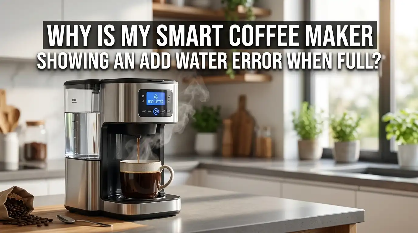 Why Is My Smart Coffee Maker Showing an Add Water Error When Full?