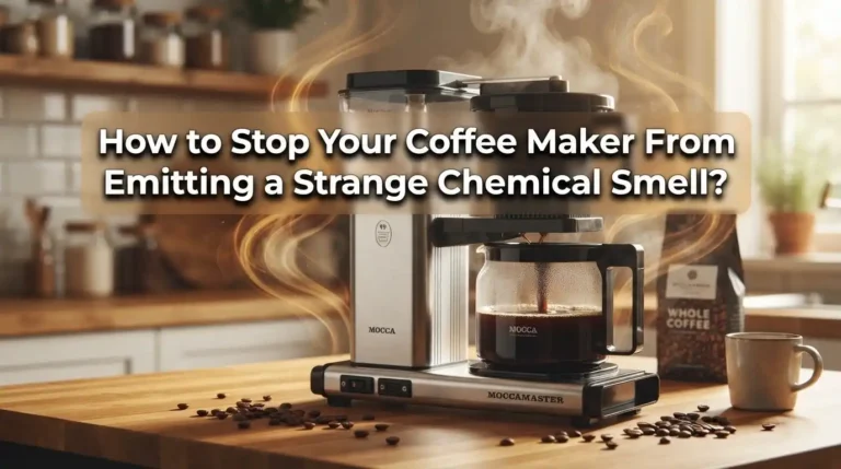 How to Stop Your Coffee Maker From Emitting a Strange Chemical Smell?