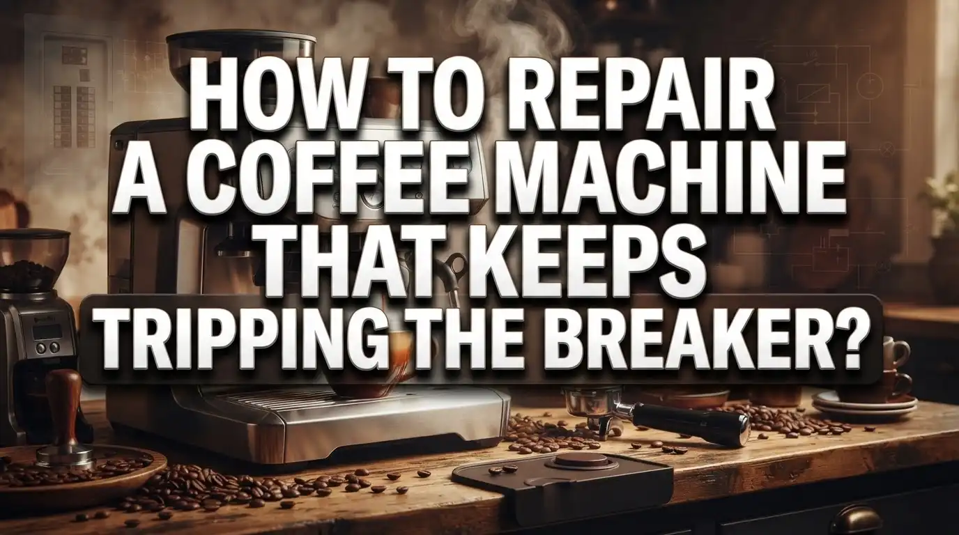 How To Repair A Coffee Machine That Keeps Tripping The Breaker?