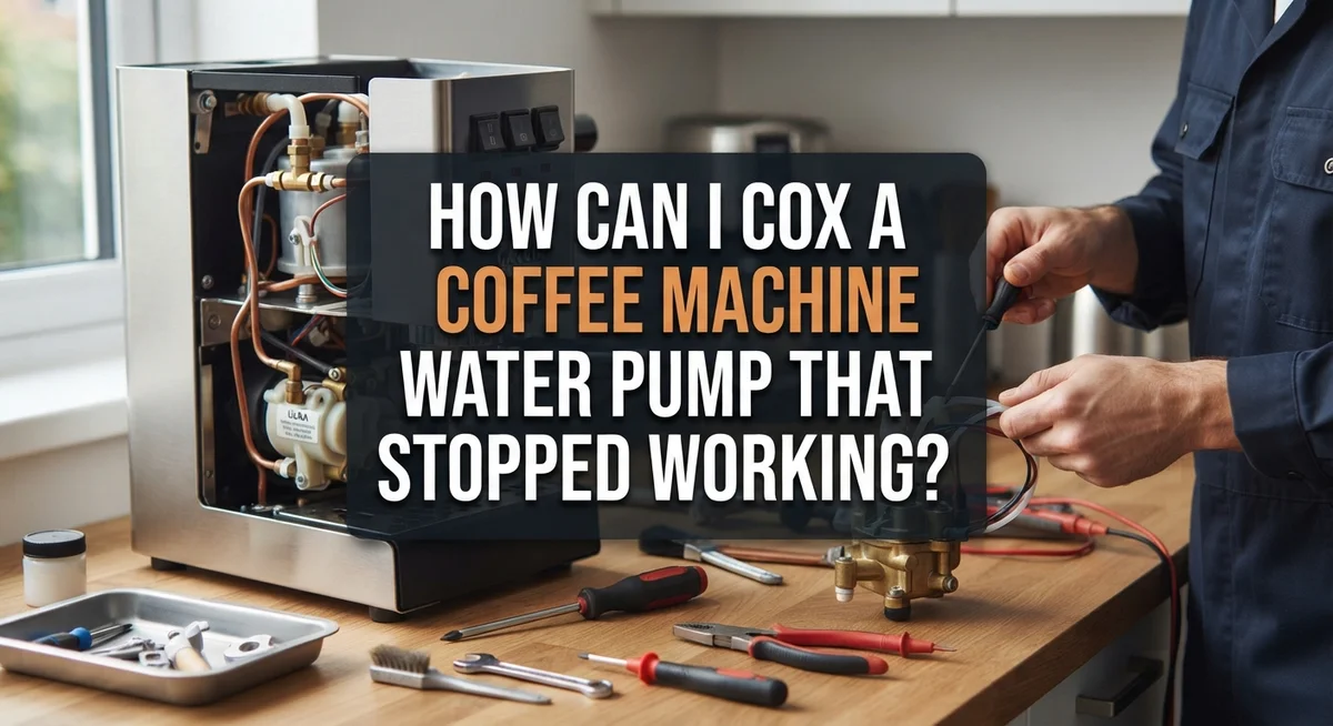 How to Fix a Coffee Machine Water Pump That Stopped Working?