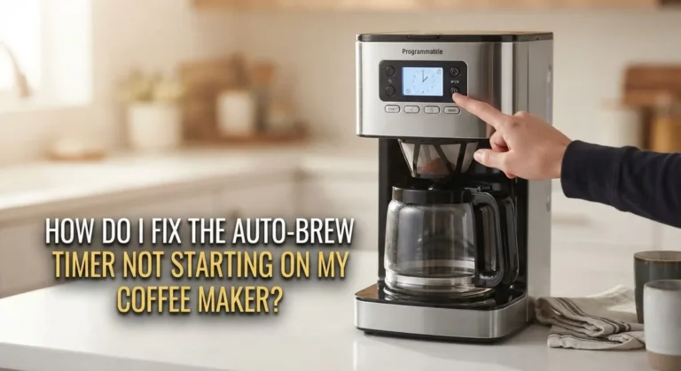 How Do I Fix The Auto-Brew Timer Not Starting On My Coffee Maker?