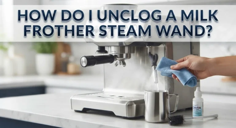How Do I Unclog A Milk Frother Steam Wand?