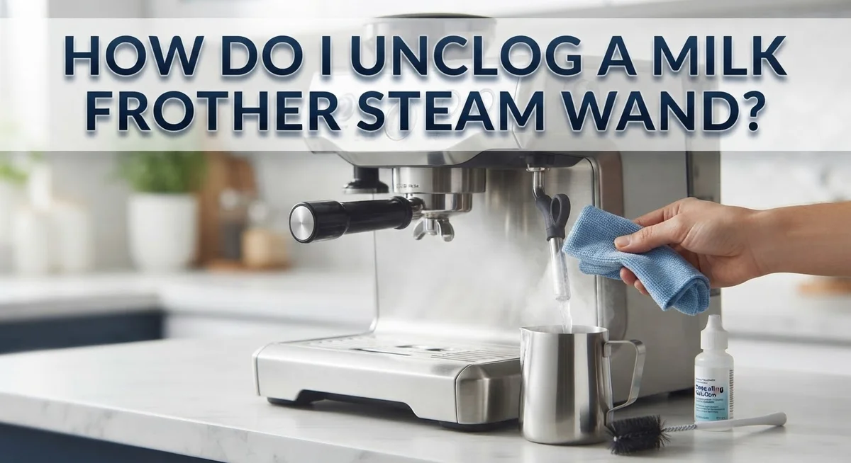 How Do I Unclog A Milk Frother Steam Wand?