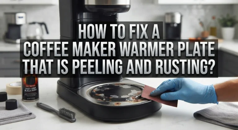 How To Fix A Coffee Maker Warmer Plate That Is Peeling And Rusting?