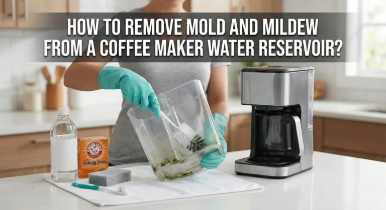 How To Remove Mold And Mildew From A Coffee Maker Water Reservoir?