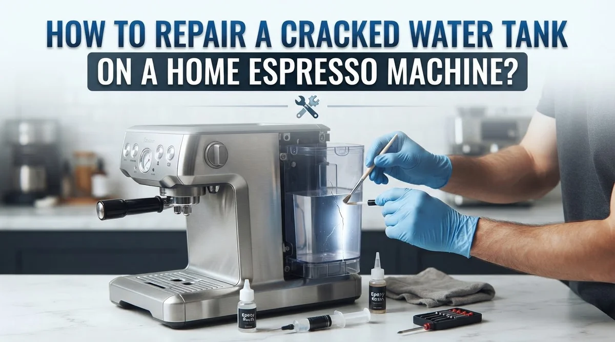 How To Repair A Cracked Water Tank On A Home Espresso Machine?