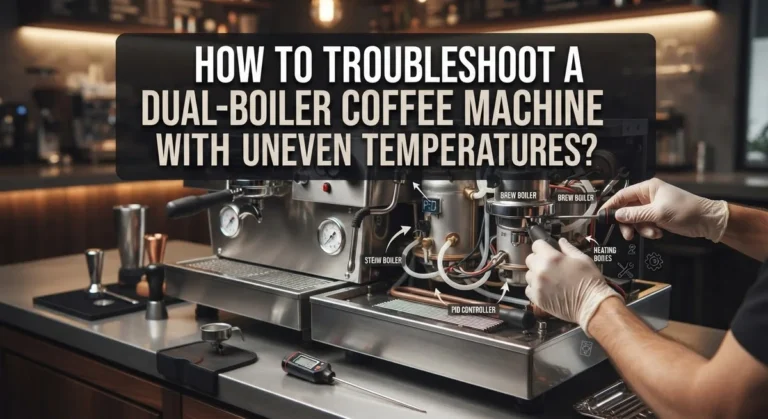 How To Troubleshoot A Dual-Boiler Coffee Machine With Uneven Temperatures?