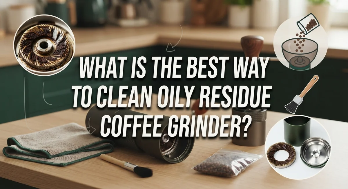 How To Clean Oily Residue From A Coffee Grinder?