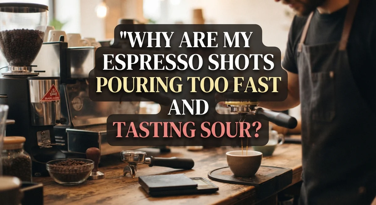 Why Are My Espresso Shots Pouring Too Fast And Tasting Sour?