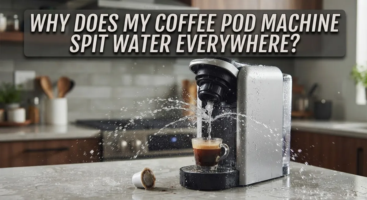Why Does My Coffee Pod Machine Spit Water Everywhere?