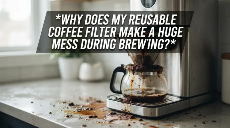 Why Does My Reusable Coffee Filter Make A Huge Mess During Brewing?