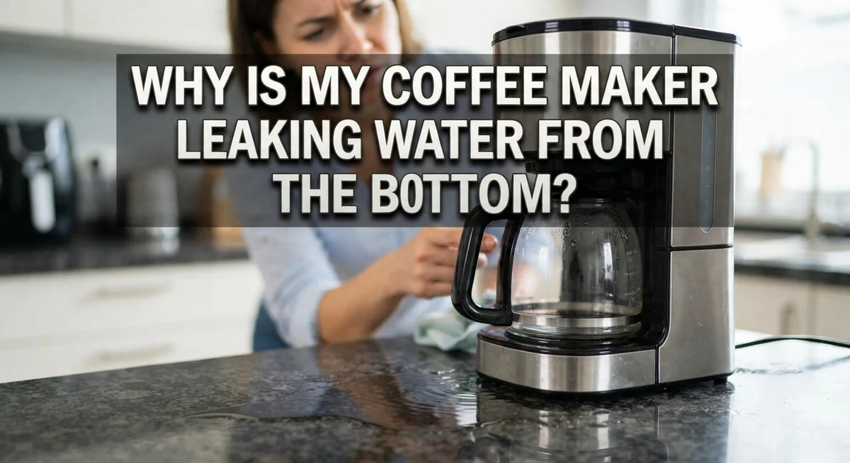 Why Is My Coffee Maker Leaking Water From The Bottom?