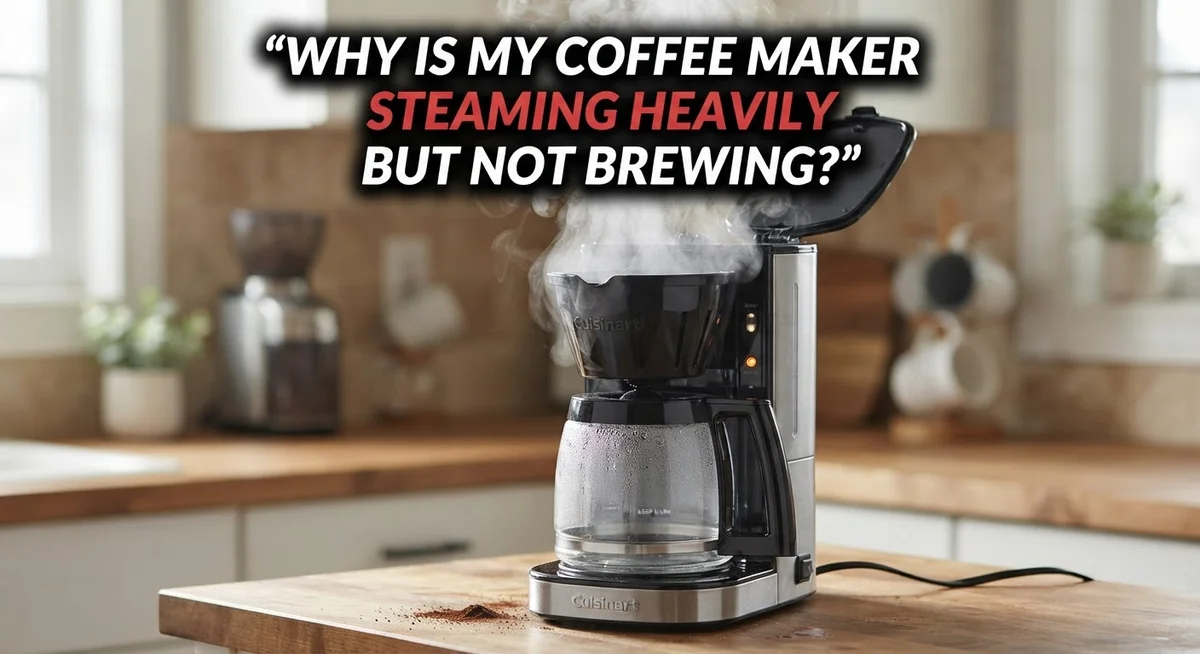 Why Is My Coffee Maker Steaming Heavily But Not Brewing?