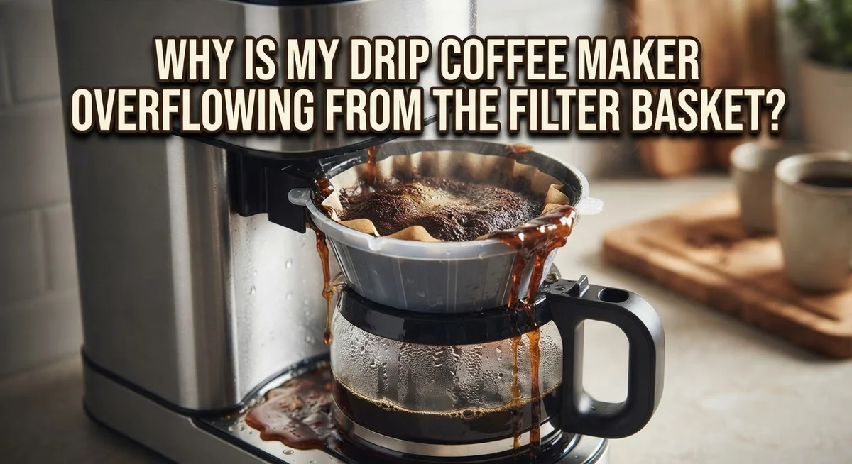 Why Is My Drip Coffee Maker Overflowing From The Filter Basket?