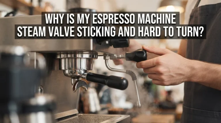 Why Is My Espresso Machine Steam Valve Sticking And Hard To Turn?