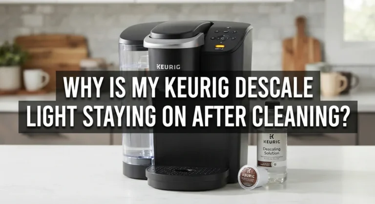 Why Is My Keurig Descale Light Staying On After Cleaning?