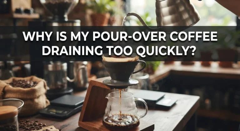 Why Is My Pour-Over Coffee Draining Too Quickly?