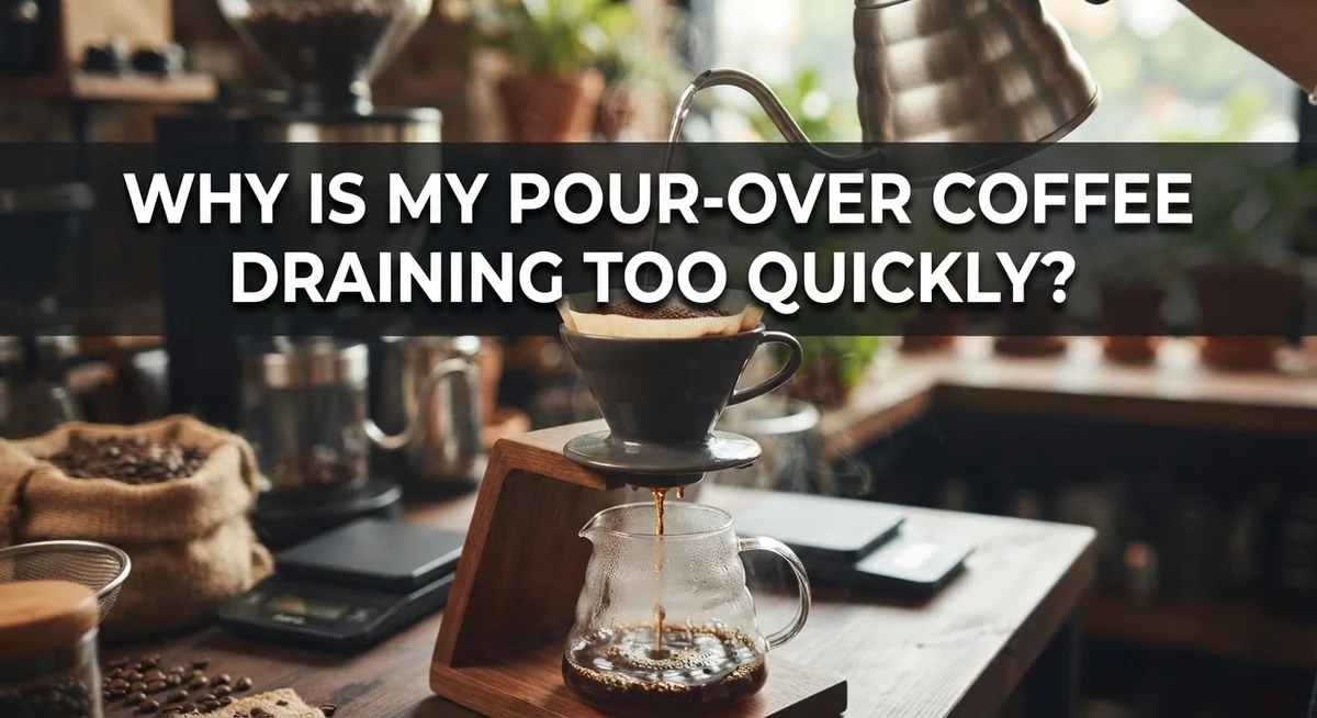 Why Is My Pour-Over Coffee Draining Too Quickly?
